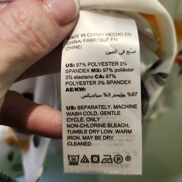 Tolani Velvet Burnout Blouse Women's Large Black Floral Artsy Boho Whimsigoth - Picture 9 of 9